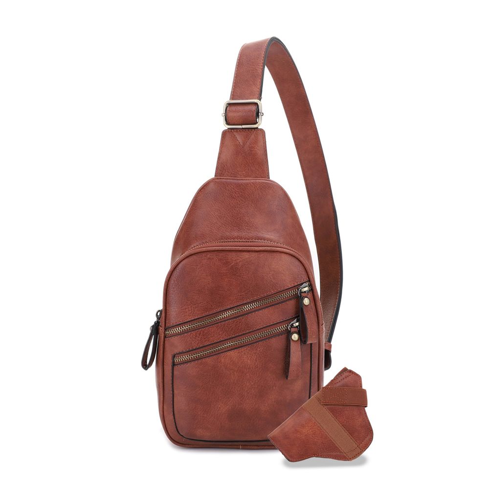 Jeannie Unisex Multi-Pocket Concealed Carry Sling Bag Crossbody Backpack🐯